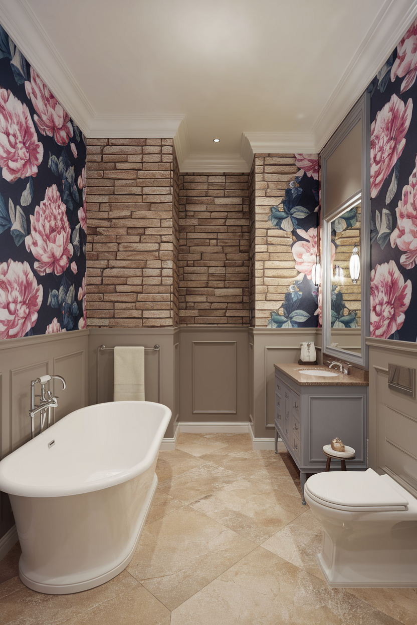 Luxury Textured Wall Coverings Reference: 40 Bathroom Trends For 2025 The Latest Styles Colors And
