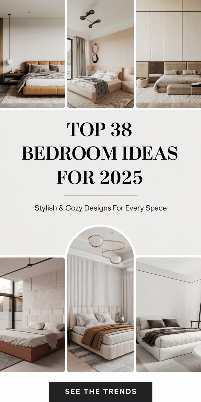 38 Bedroom Ideas 2025 – Modern, Cozy & Aesthetic Designs for Small ...