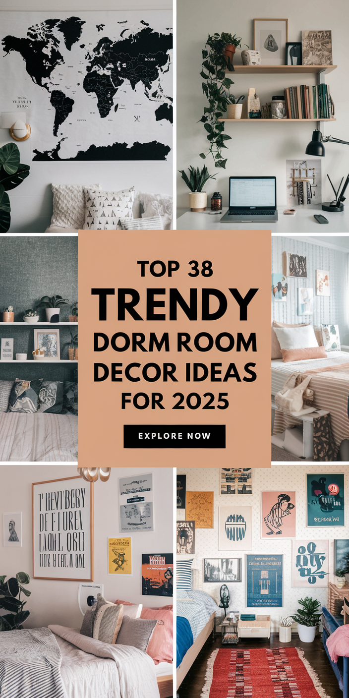 38 Best Dorm Room Decor Ideas 2025 for a Stylish and Cozy College Space