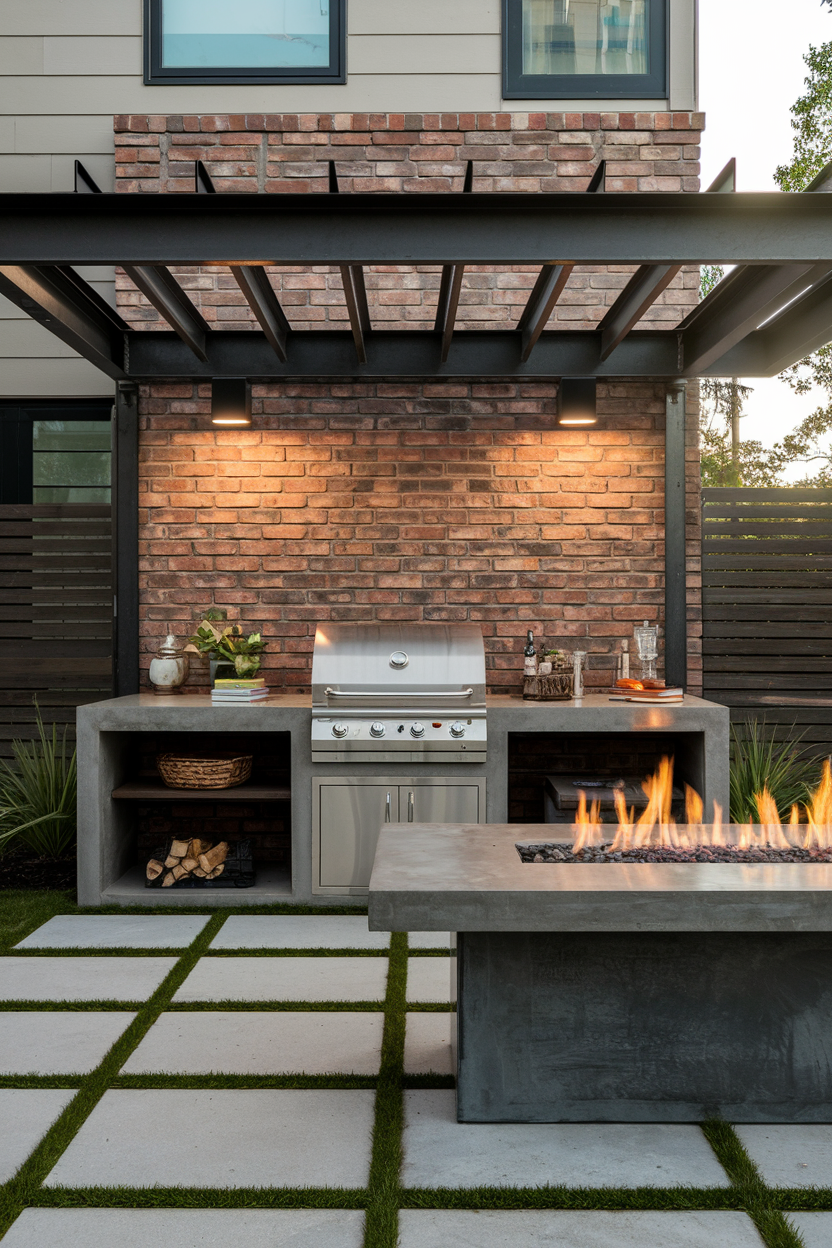 37 Outdoor BBQ Area Ideas 2025 – Modern, Budget-Friendly & Stylish ...