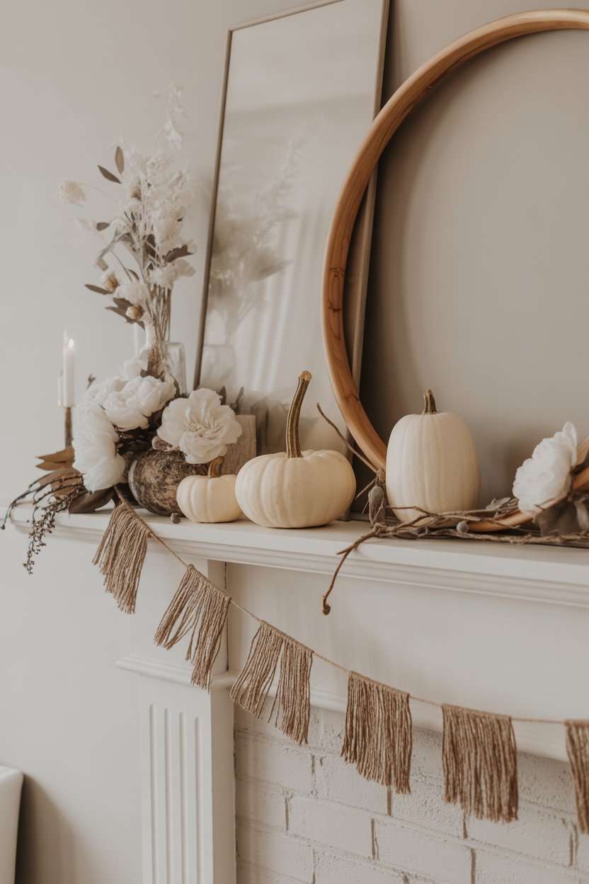 Fall Mantle Decor Ideas 2025 with Cozy, Rustic, and Modern Styles for ...