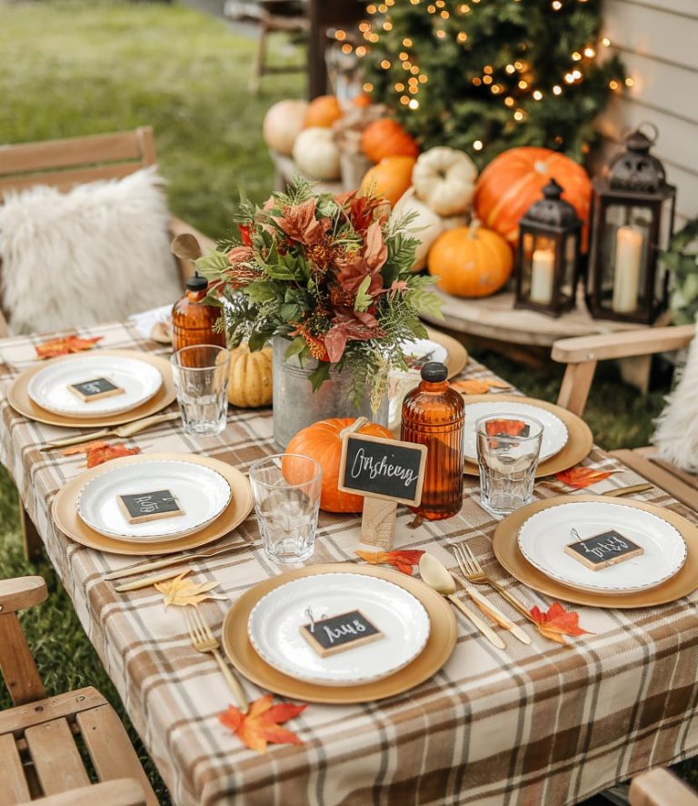 Thanksgiving Decor 44 Ideas 2025: Table Settings, Easy Aesthetic and