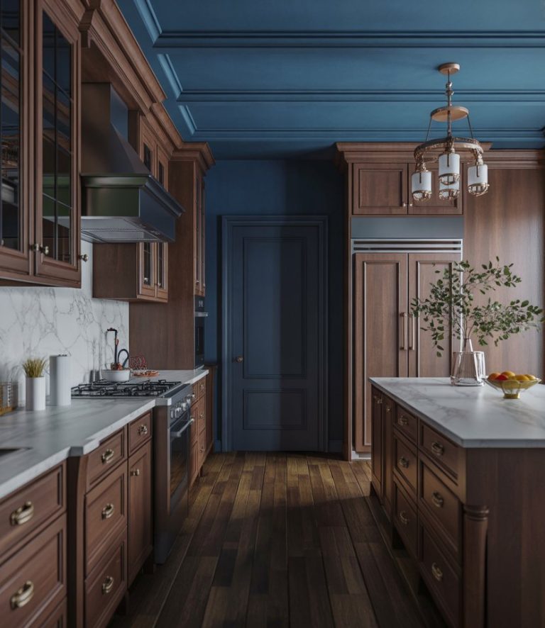 Dark Wood Kitchen Cabinets 2025 – 45 Modern, Farmhouse, Rustic, and ...