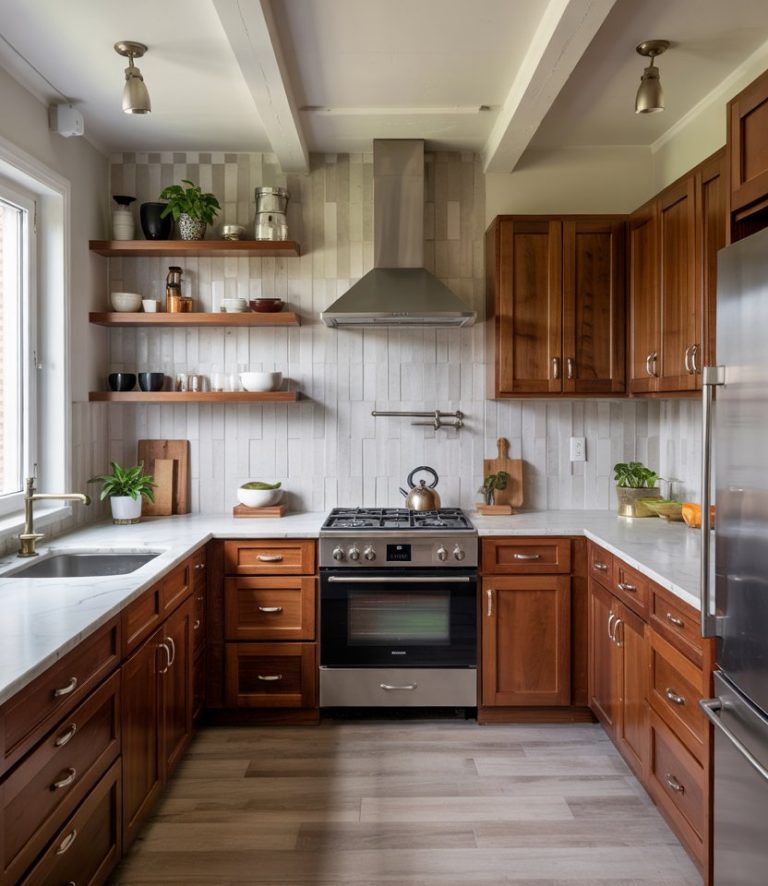 Dark Wood Kitchen Cabinets 2025 – 45 Modern, Farmhouse, Rustic, and ...