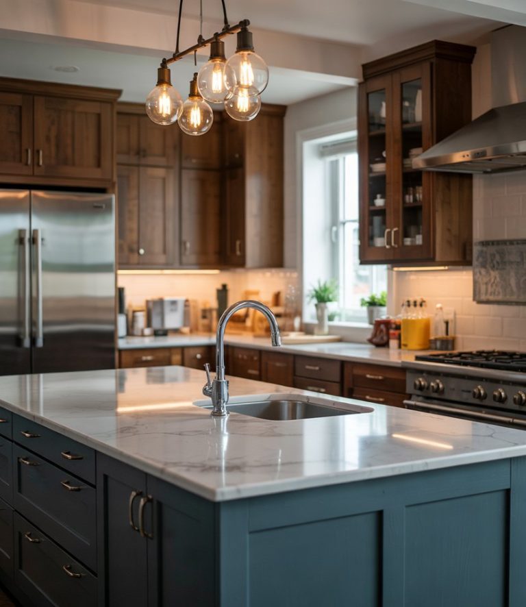 Dark Wood Kitchen Cabinets 2025 – 45 Modern, Farmhouse, Rustic, and ...