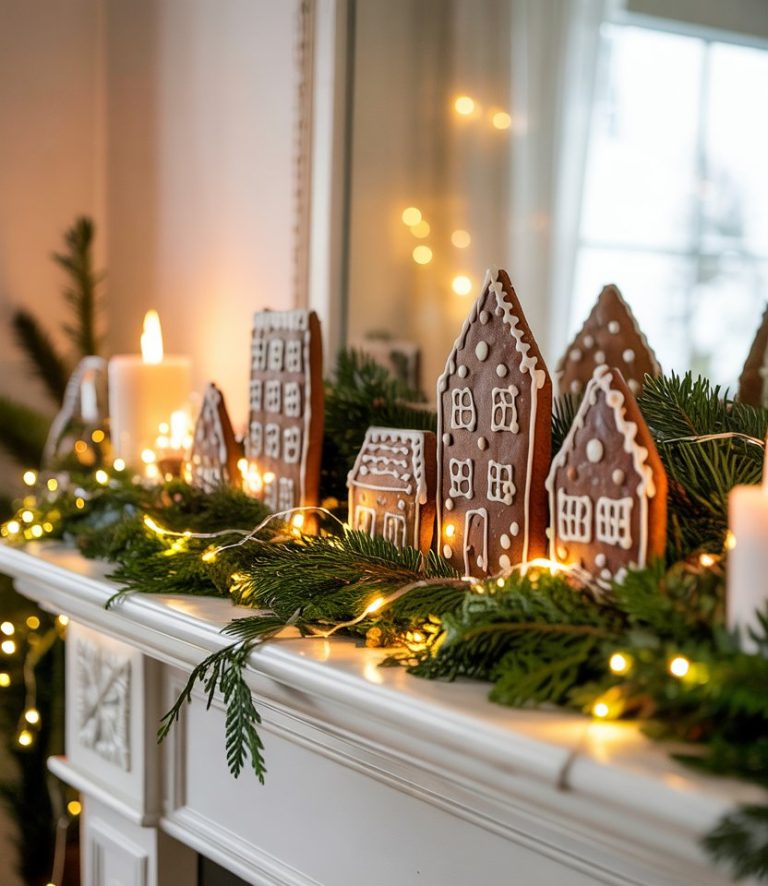 35 Gingerbread Christmas Decor 2025 Ideas | Kitchen DIY, Tree, Neutral ...