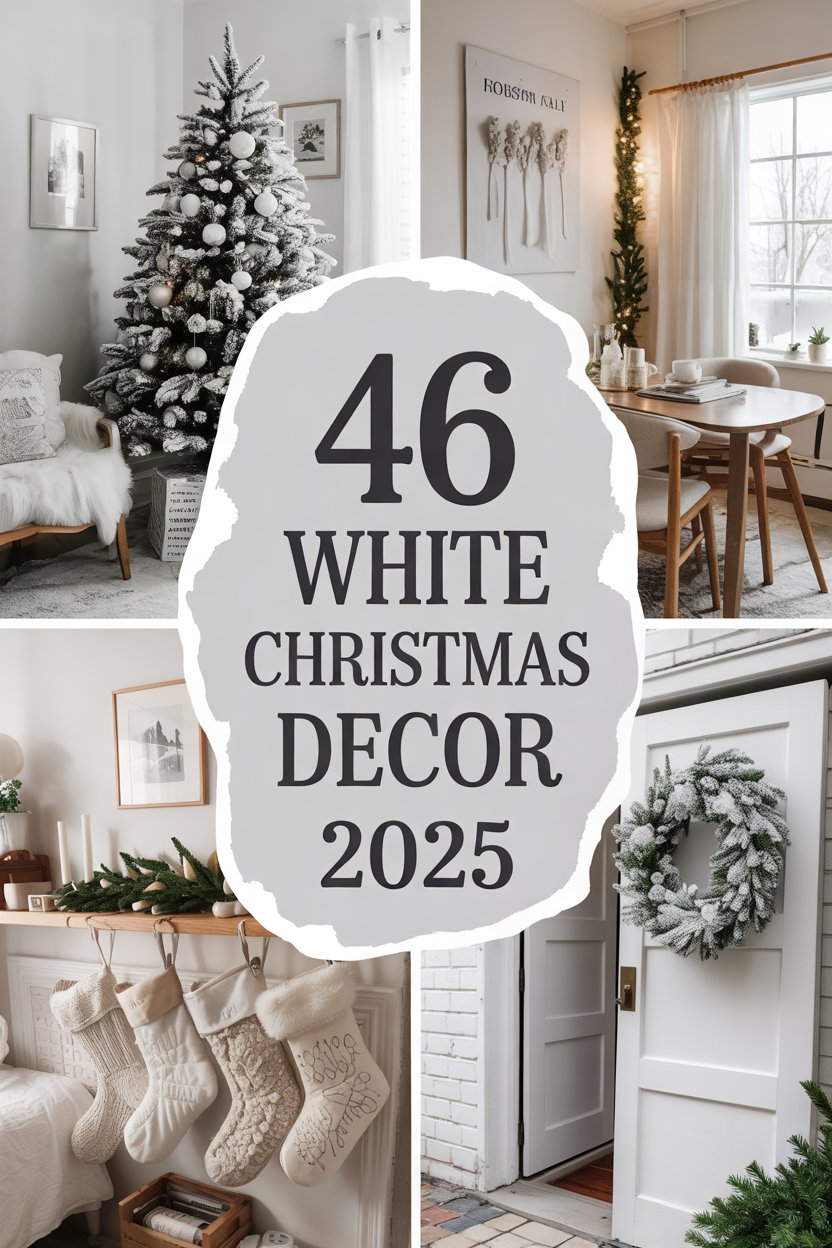 46 White Christmas Decor 2025: Elegant Ideas, Winter Styles for Living ...