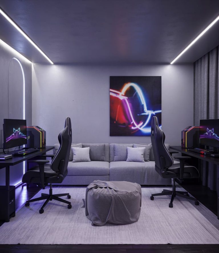Gaming Room Setup 2026 Luxury Minimalist Cozy Bedrooms Ideas For 06 8 768x886 