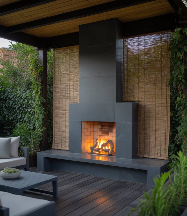 45 Outdoor Fireplace Ideas 2026: Modern, Rustic & Cozy Designs for ...