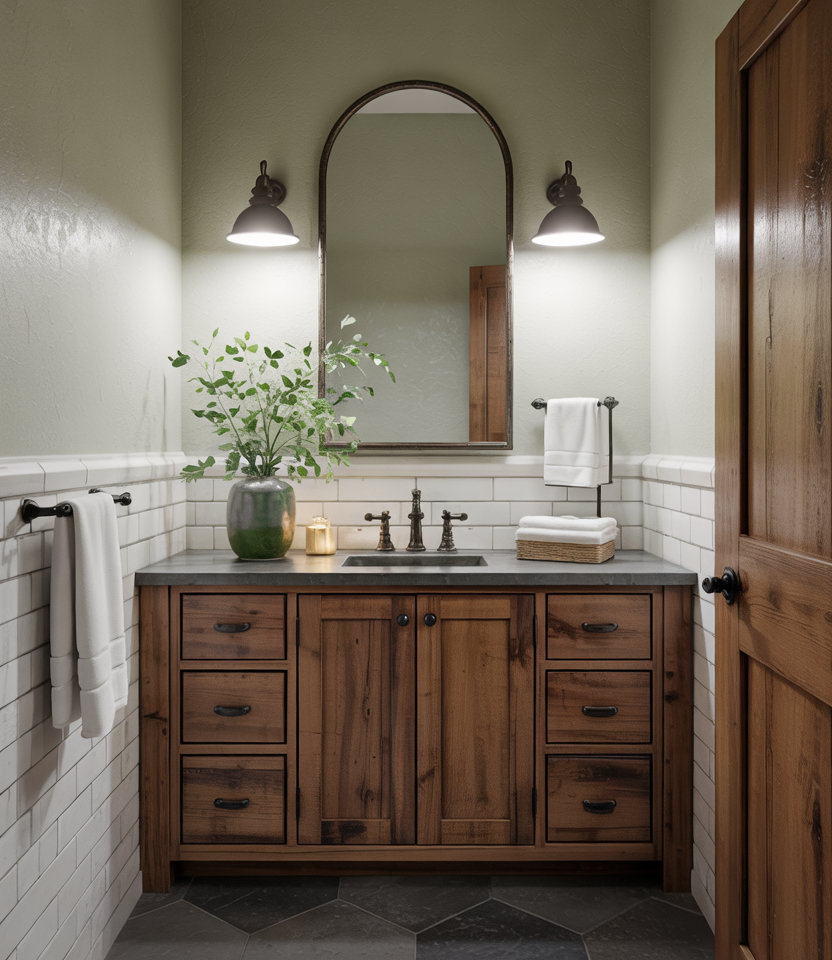 43 Fresh Powder Room Ideas for 2026: Modern, Elegant, Coastal, Moody ...