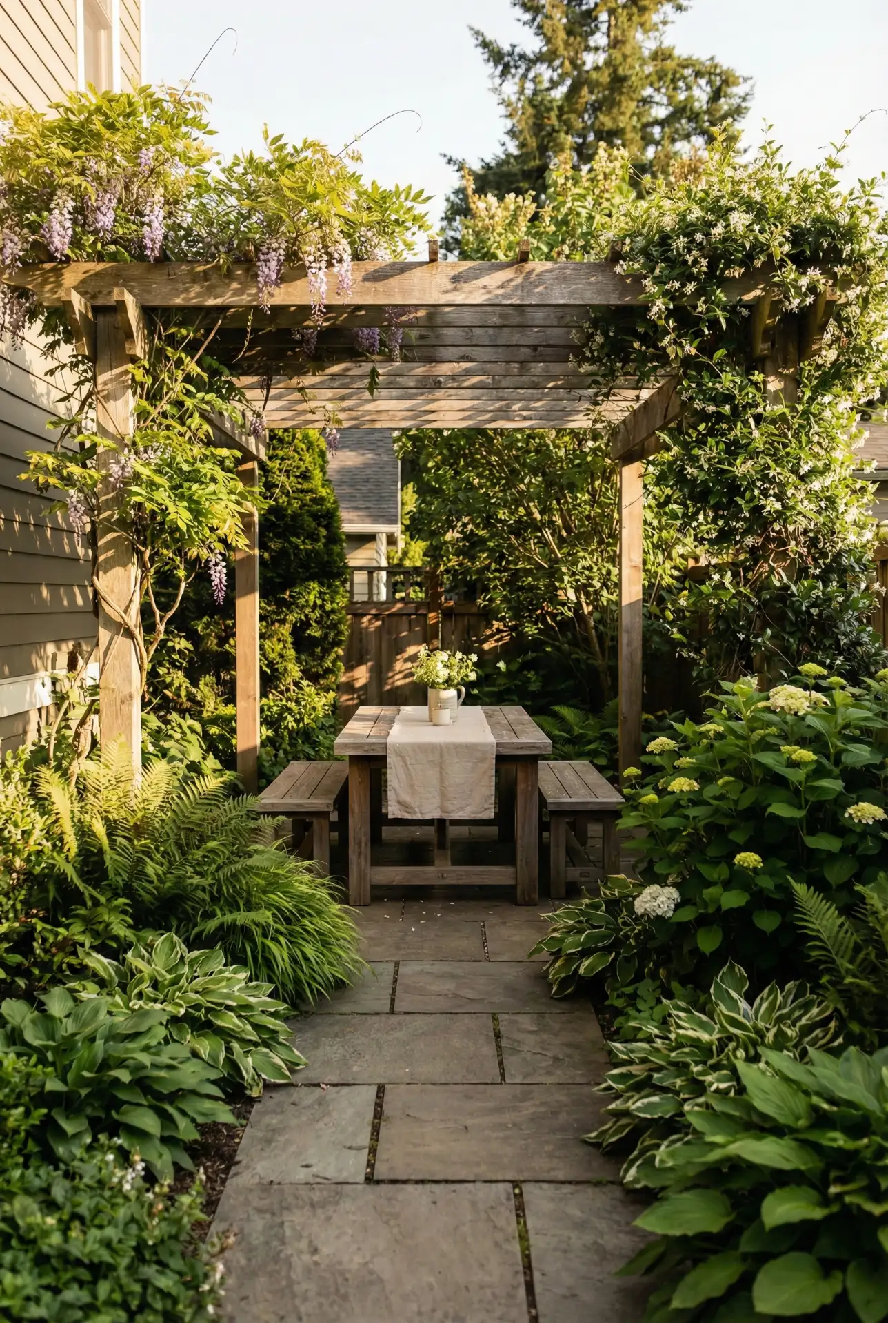 Backyard Outdoor Dining Garden Rooms 1