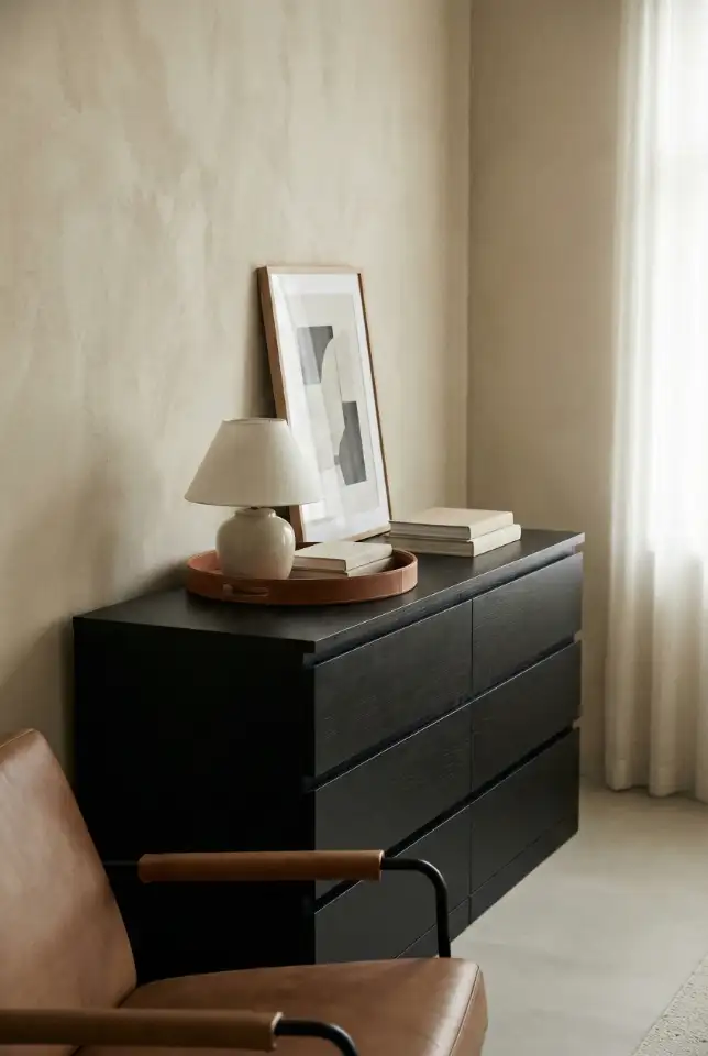 Black Dresser With Masculine Styling 1