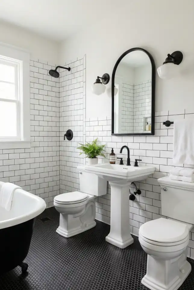 Black and White Timeless Tile Revival 2