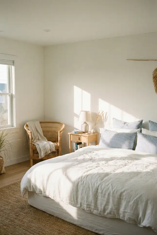 Blue Coastal Calm Bedroom 1