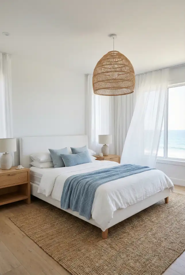 Blue Coastal Calm Bedroom 2