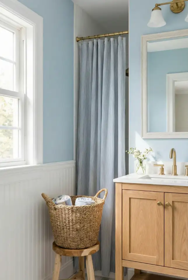 Blue Coastal Guest Bath Refresh 1