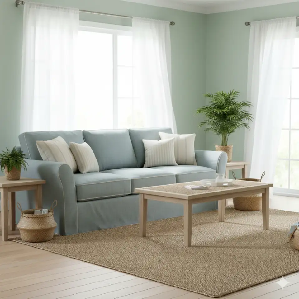 Blue and Green Coastal Balance 1