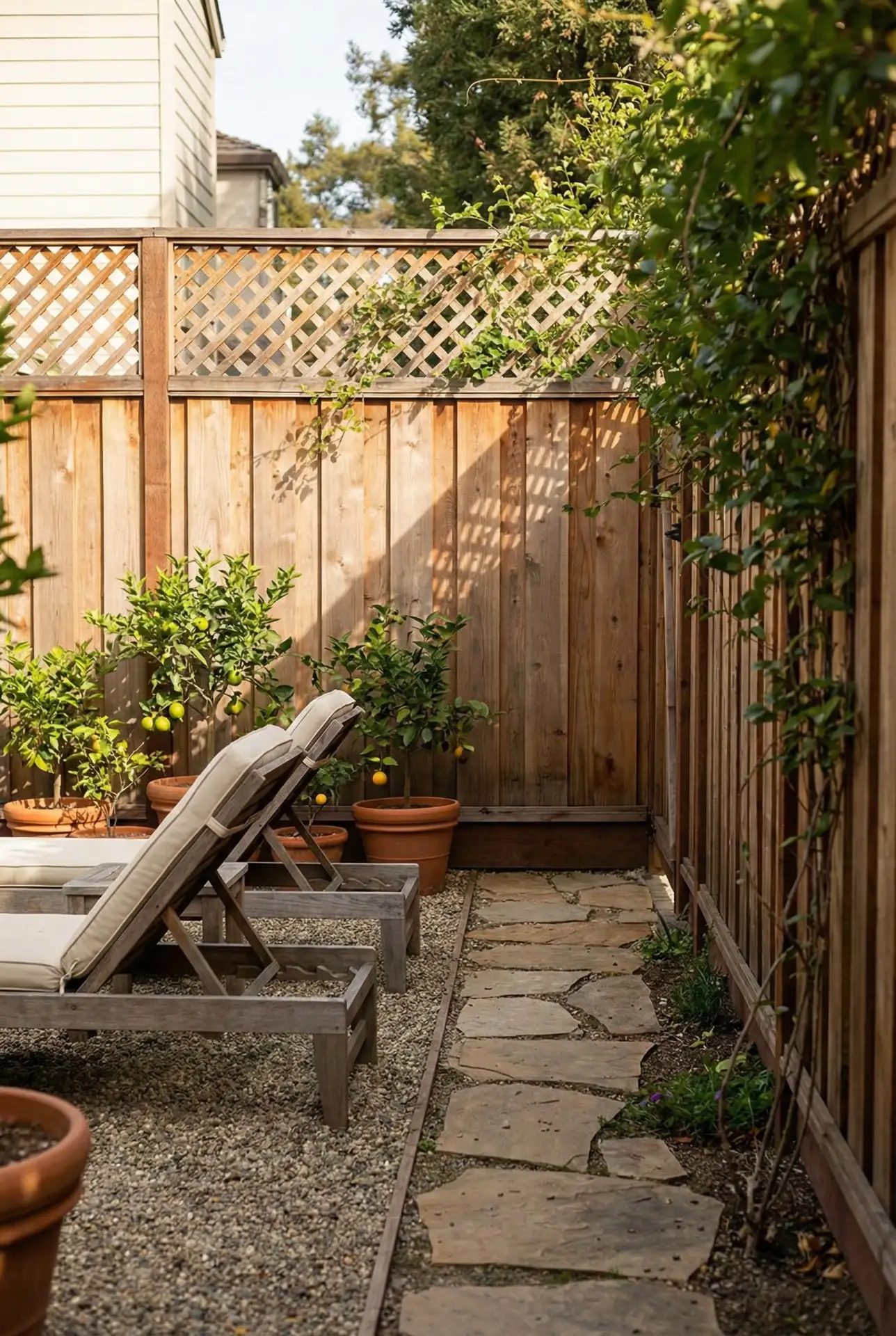 Board Fence With Lattice Topper 2