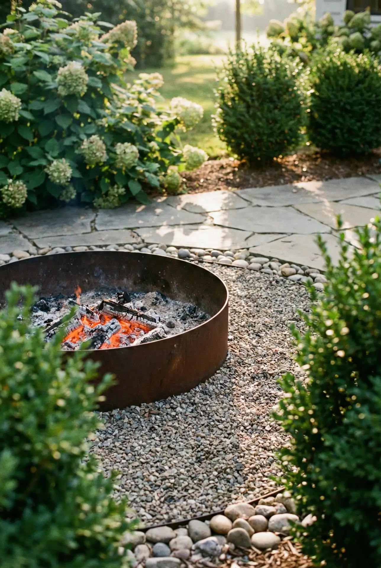 Cheap Easy Metal Ring Fire Pit 2