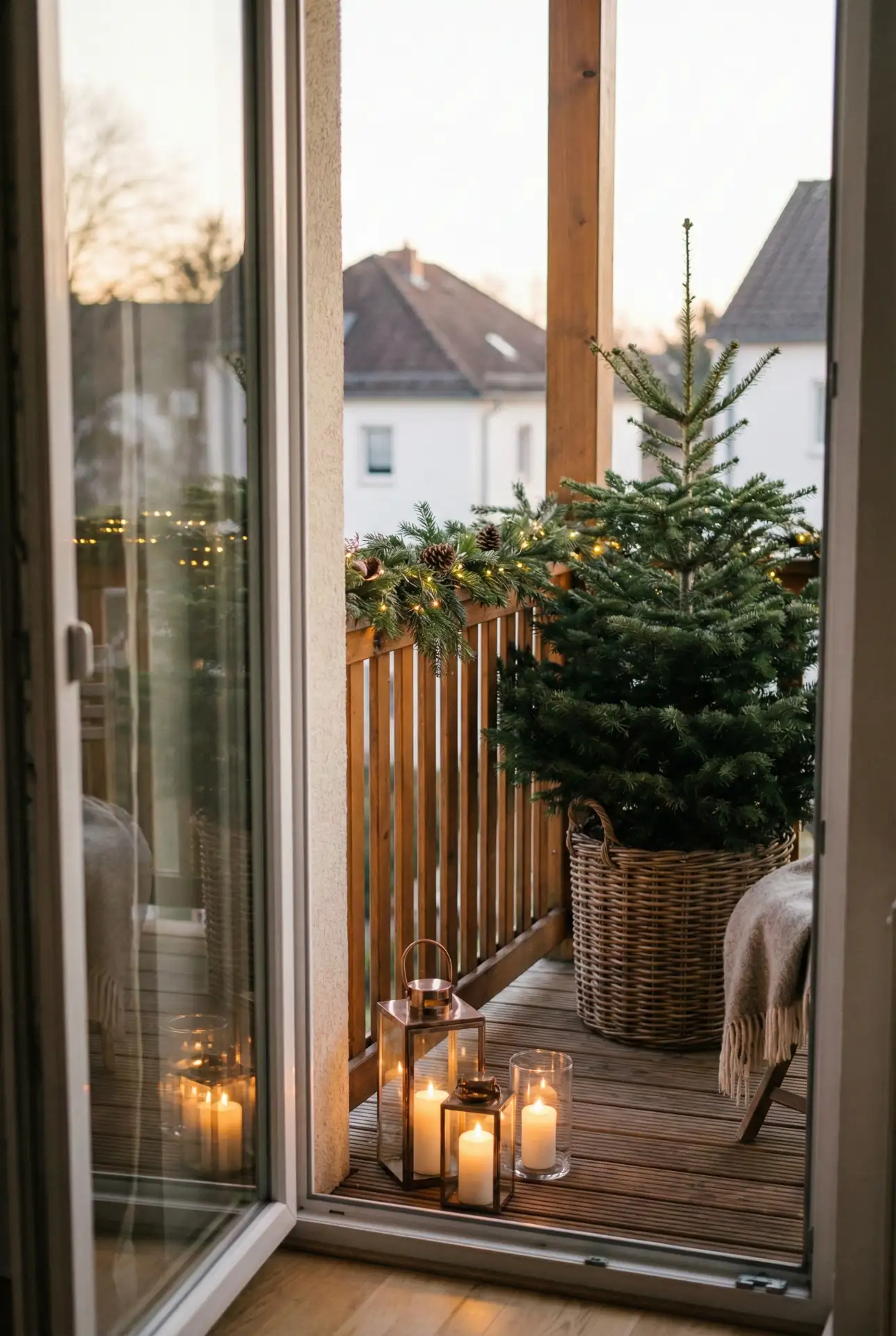 Christmas Balcony Glow-Up 1