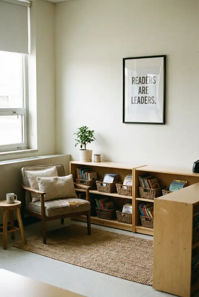 Classroom Reading Corner With Quotes 2