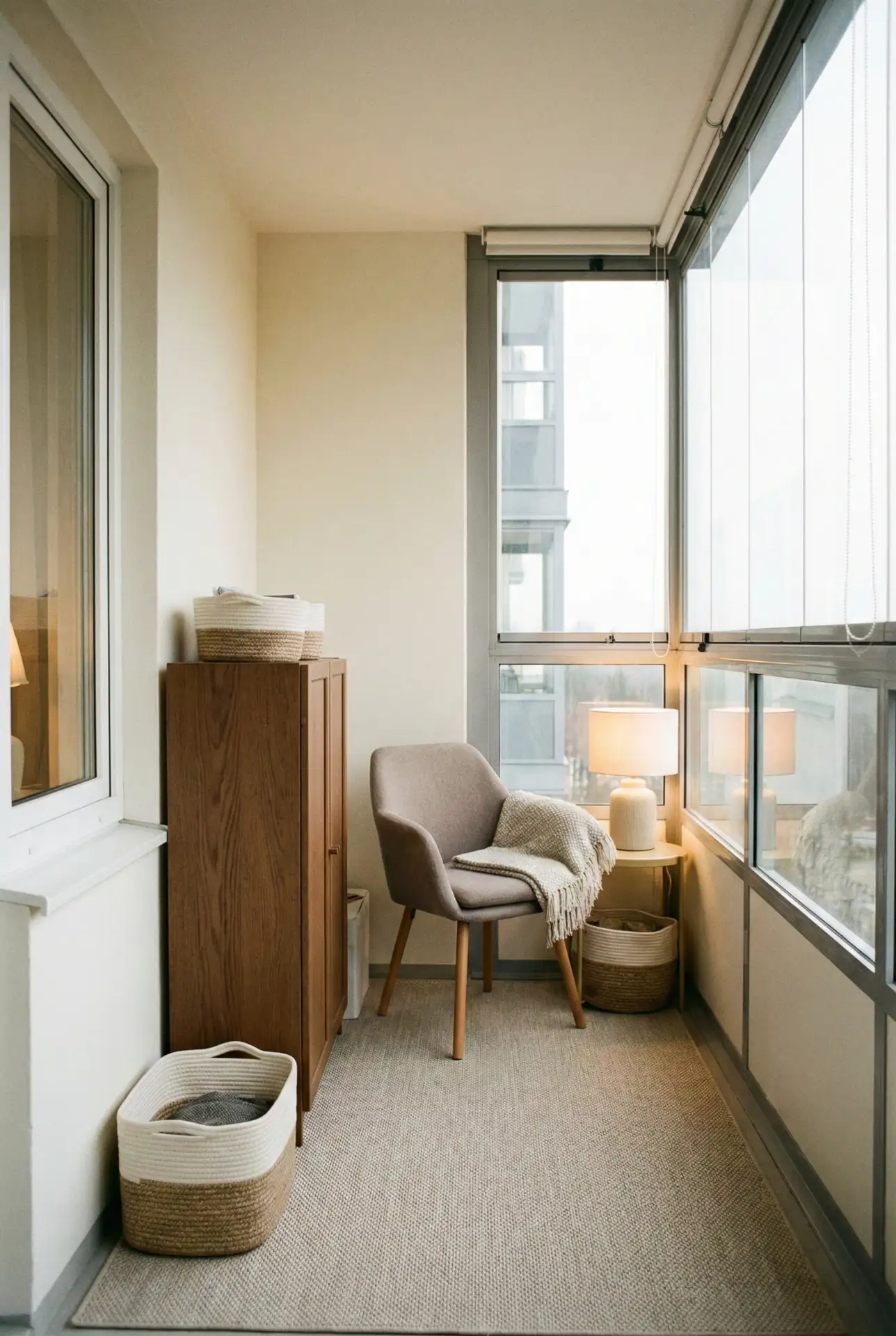 Closed Square Storage-and-Style Balcony 1