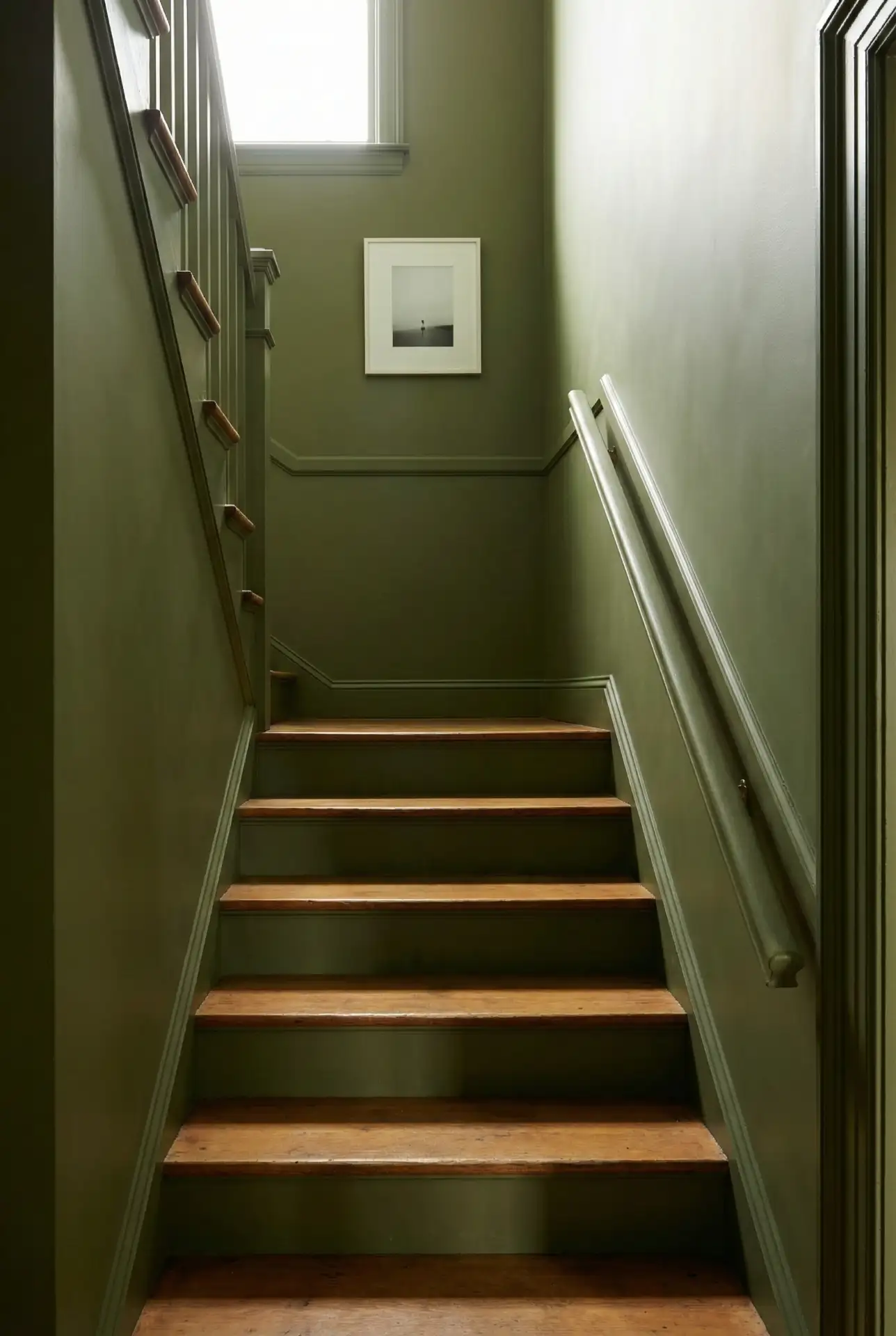 Color-Drenched Stairwell Statement 1