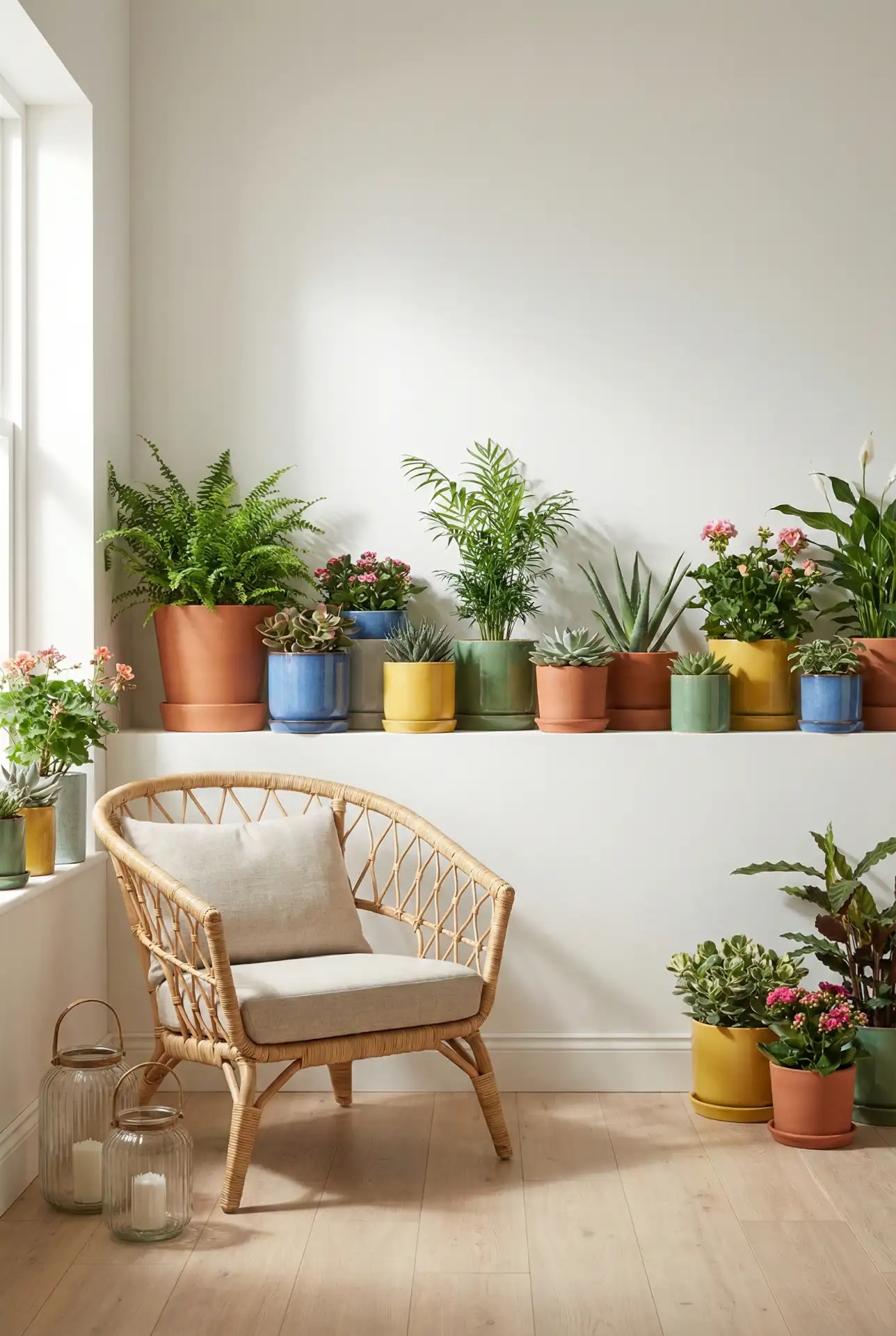 Colorful Container Garden With Layered Seating 1