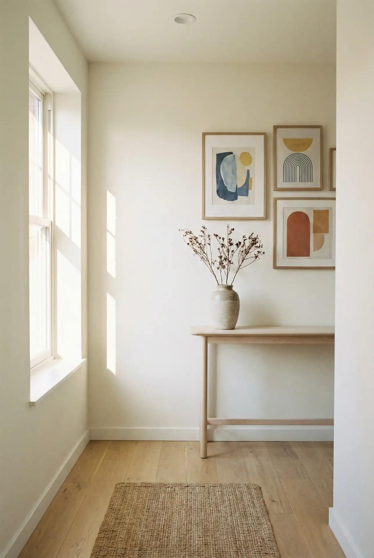 Colorful Scandinavian Gallery Wall With Clean Negative Space 1