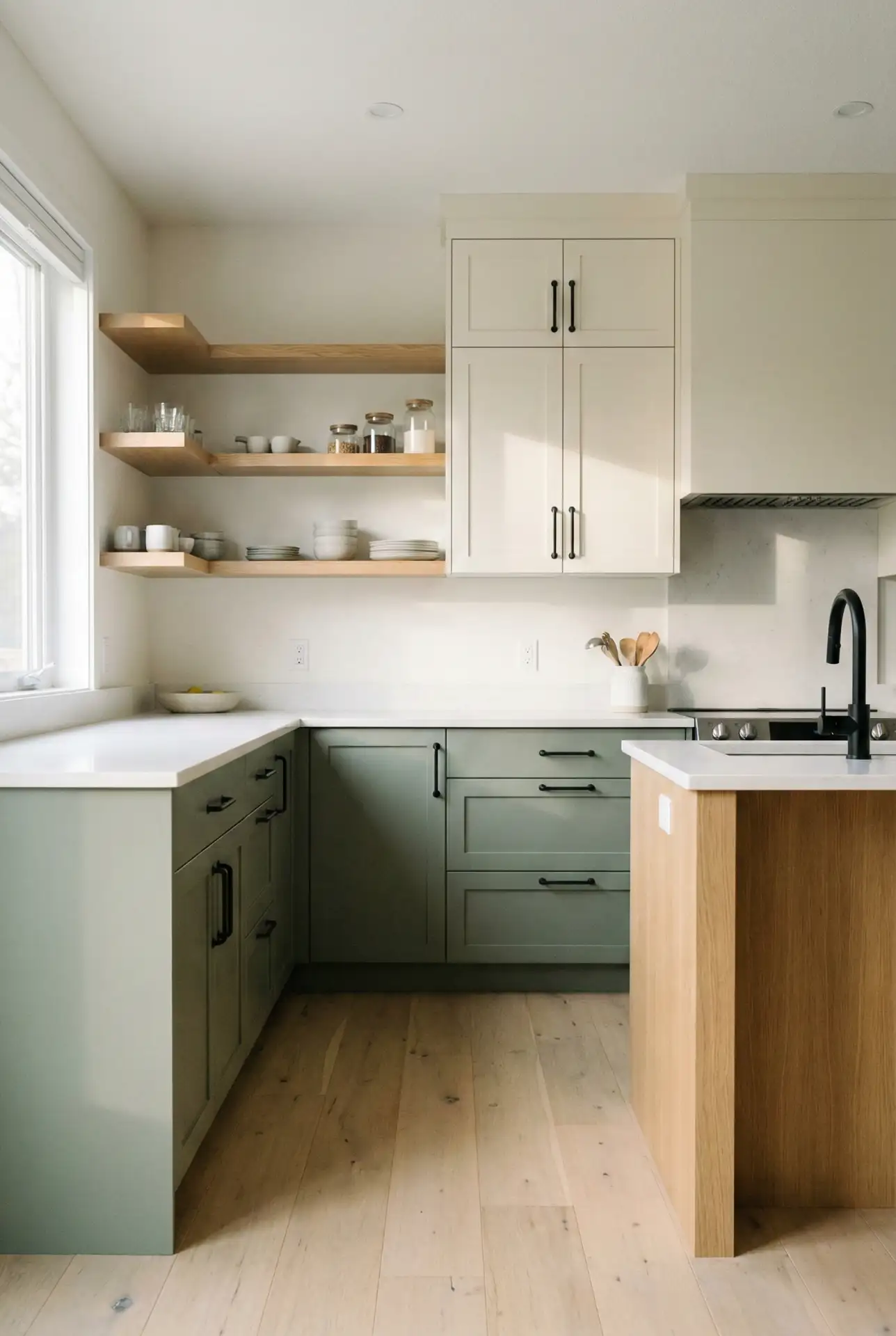 Colorful Scandinavian Kitchen With Soft Industrial Edge 2