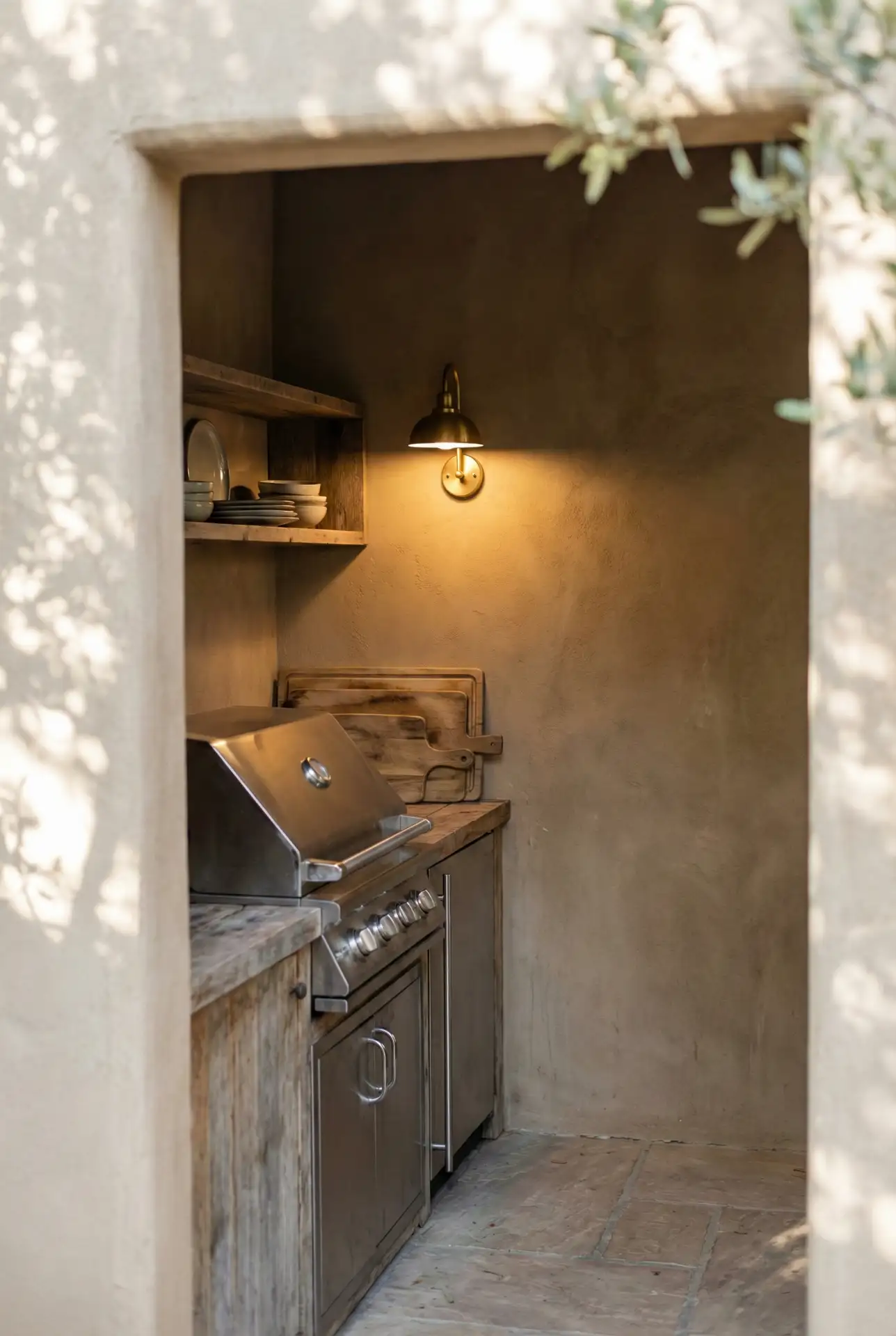 Compact Grill Nook For Tight Patios 1