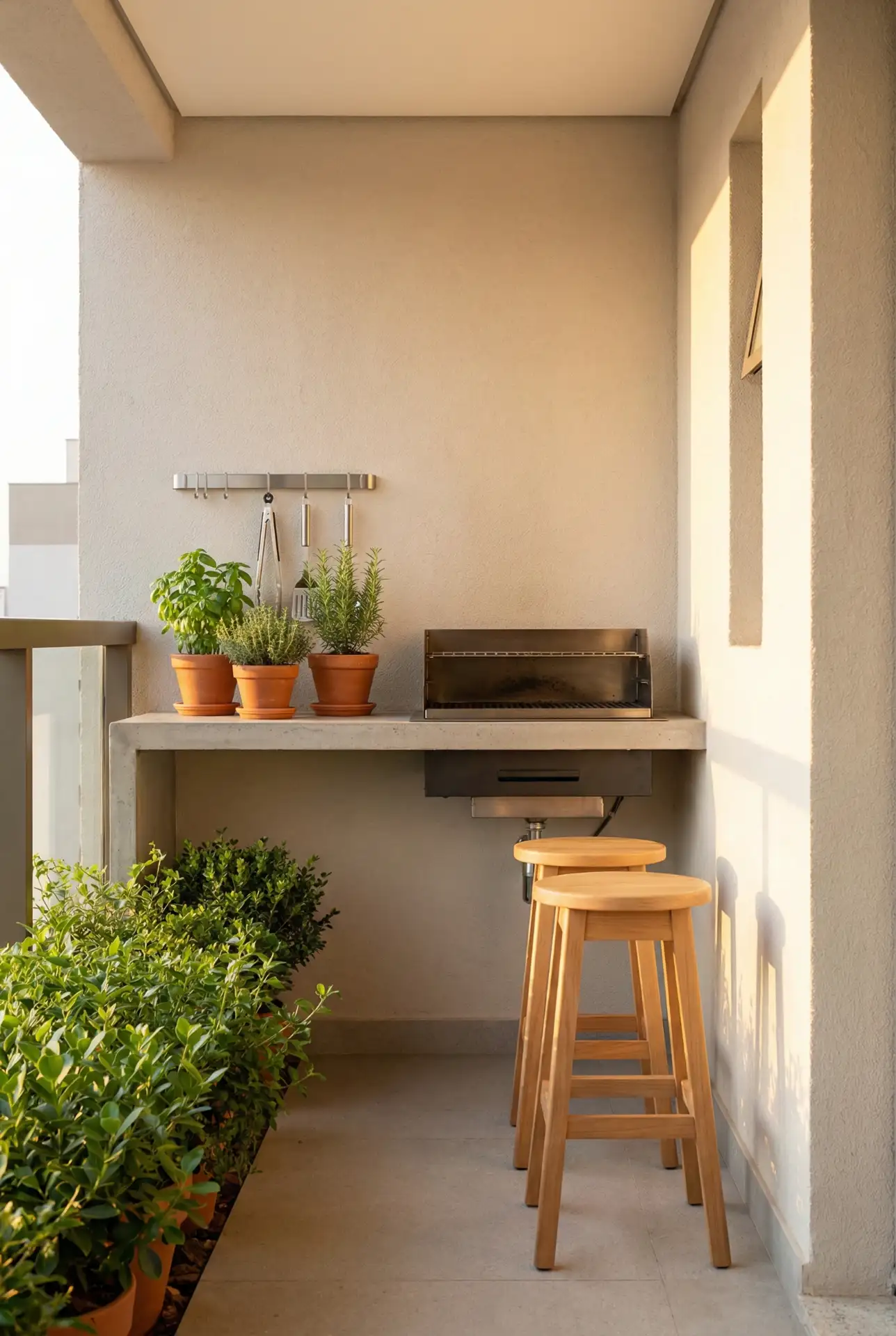 Compact Grill Nook For Tight Patios 2