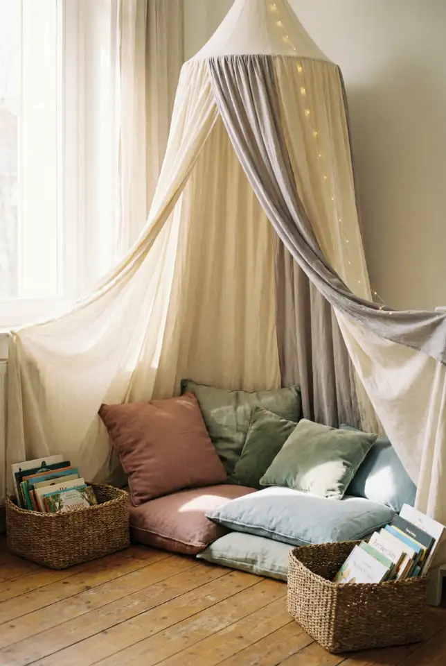 Cozy Canopy Reading Nook for Kids 1