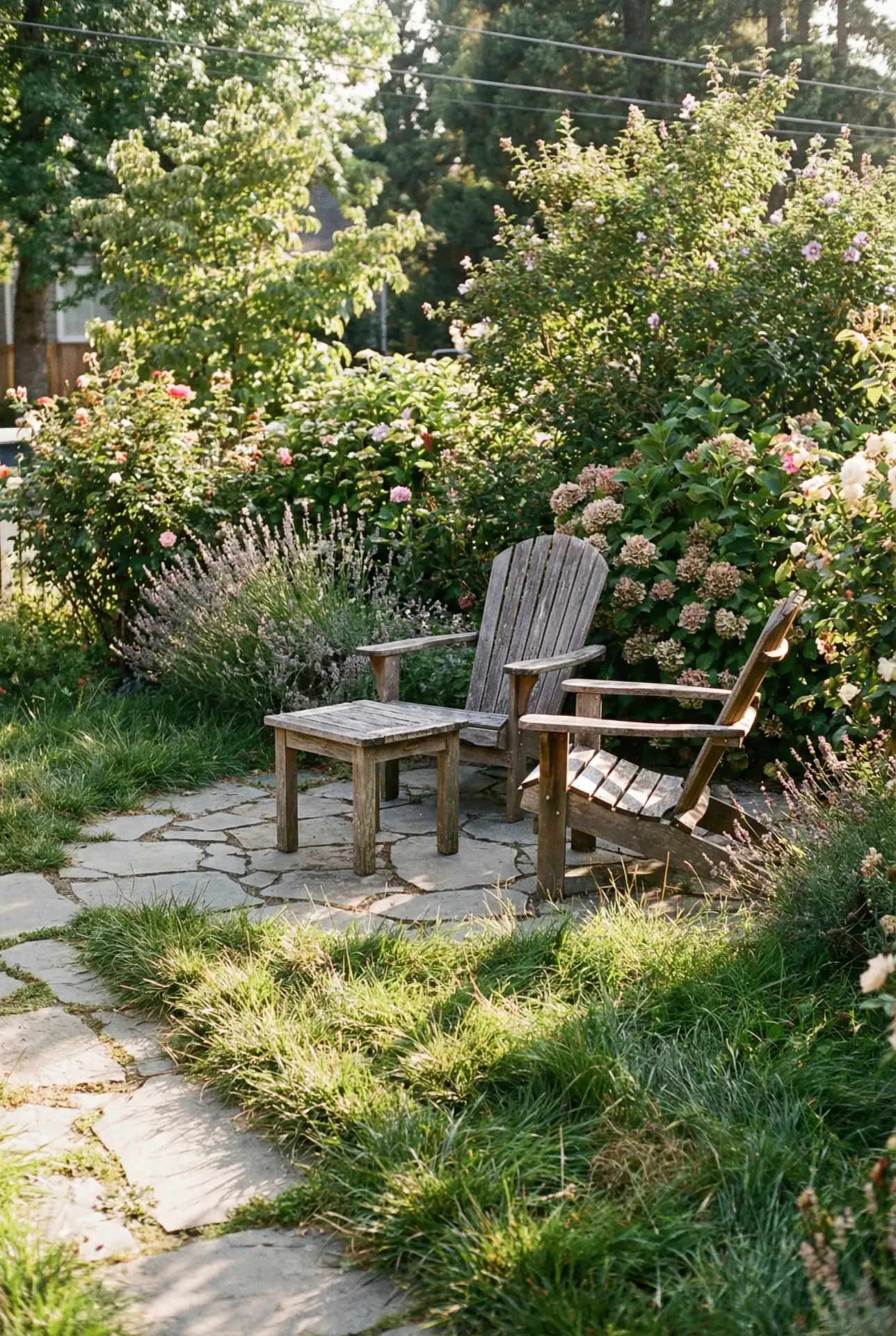 Cozy Garden Sitting Area Near the Front Walk 1