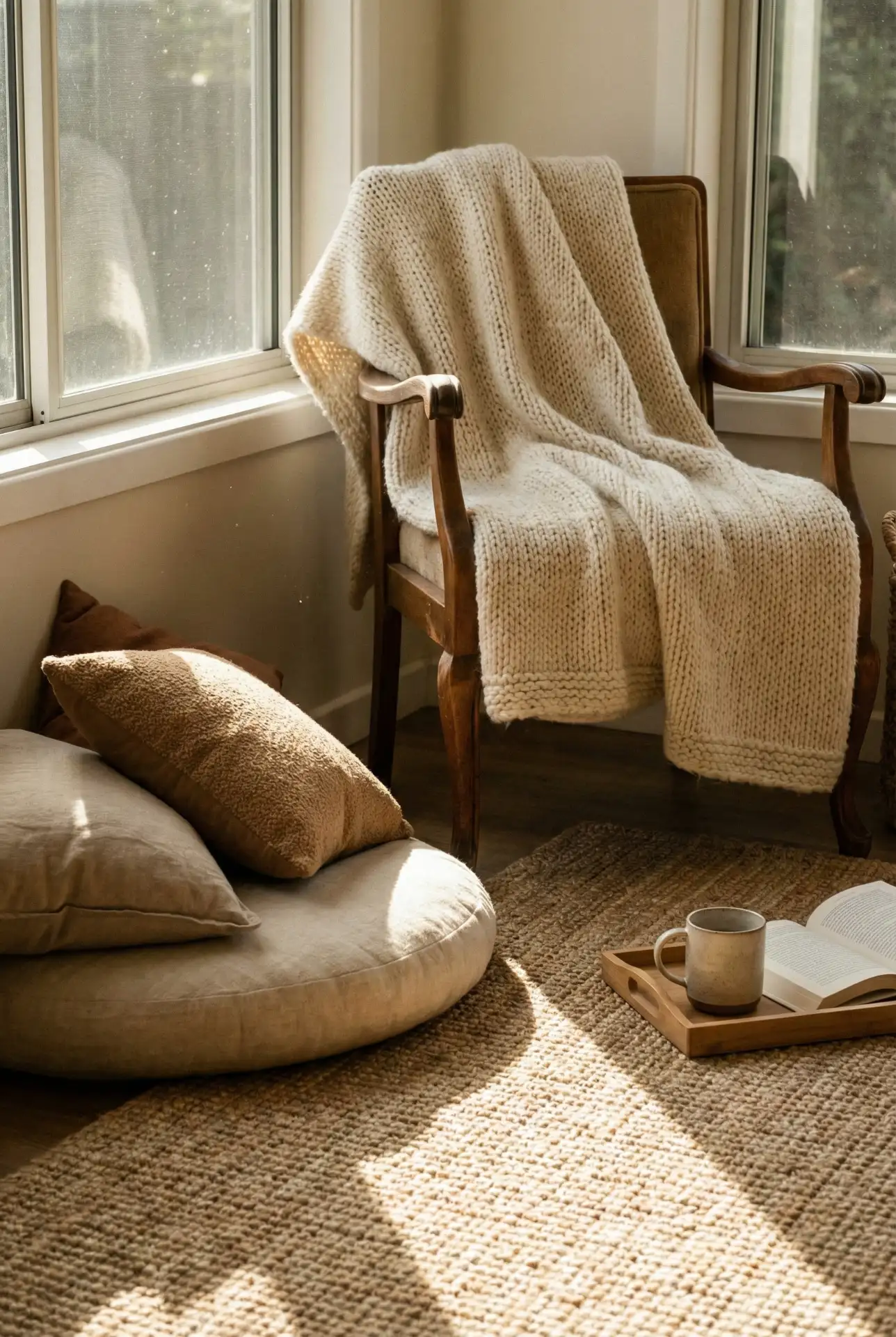 Cozy Sunroom With Layered Textiles 2