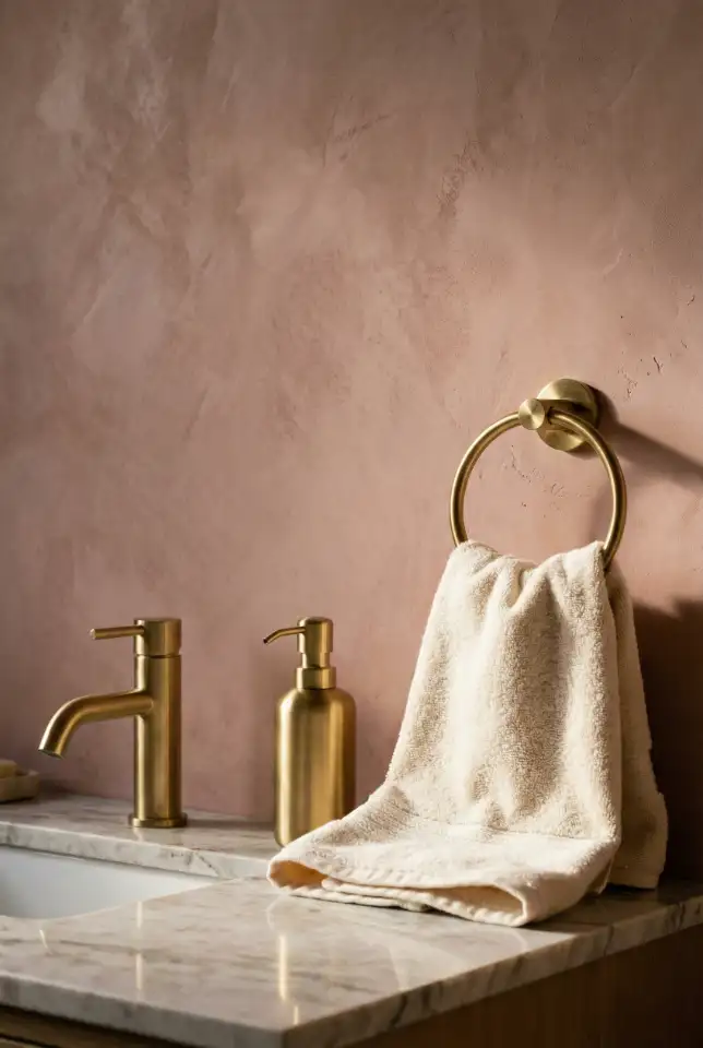 Dark Pink With Brass Accessories 2