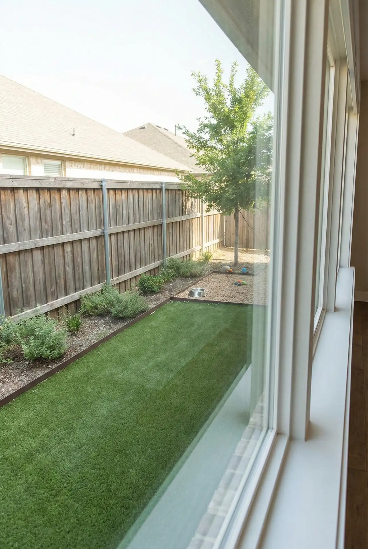 Dog Friendly Turf Run With Shaded Rest Zone 1