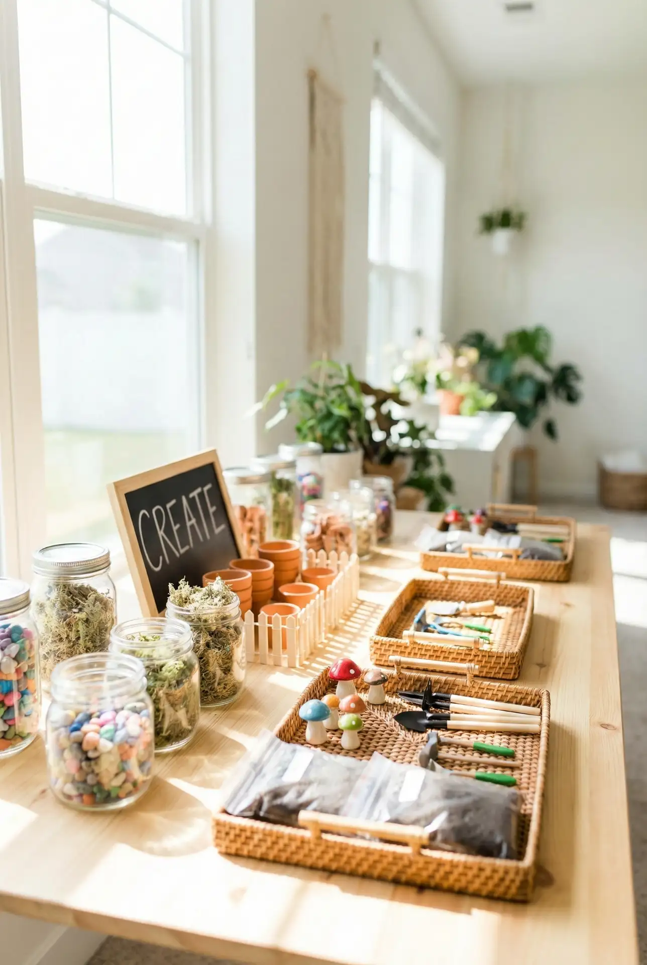 Dollar Tree Fairy Garden Party Favor Bar 2