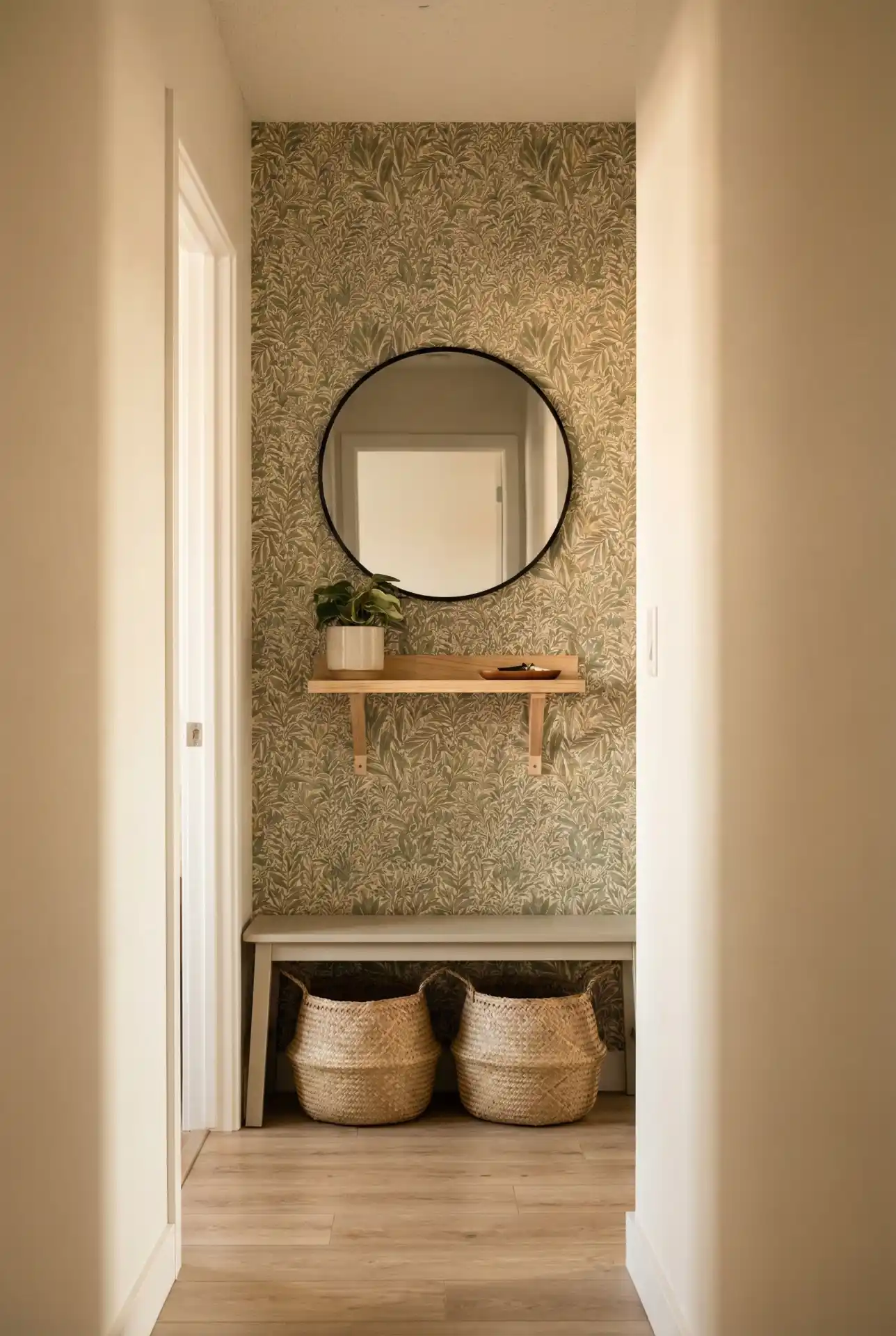 Dorm-Friendly Hallway Decorating With Peel-And-Stick Solutions 2