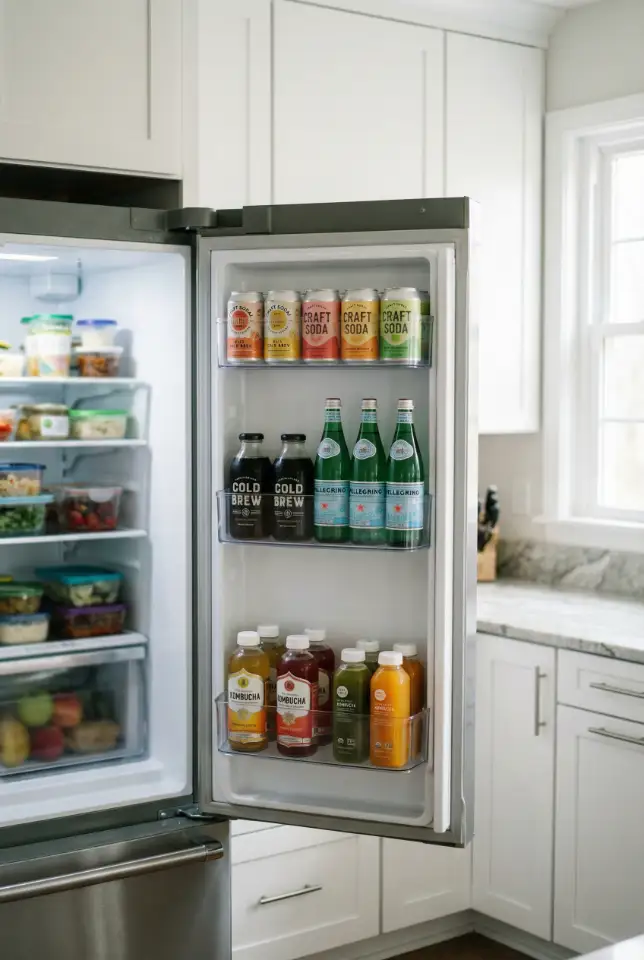 Drink Station Door Shelves That Stop the Daily Chaos 2