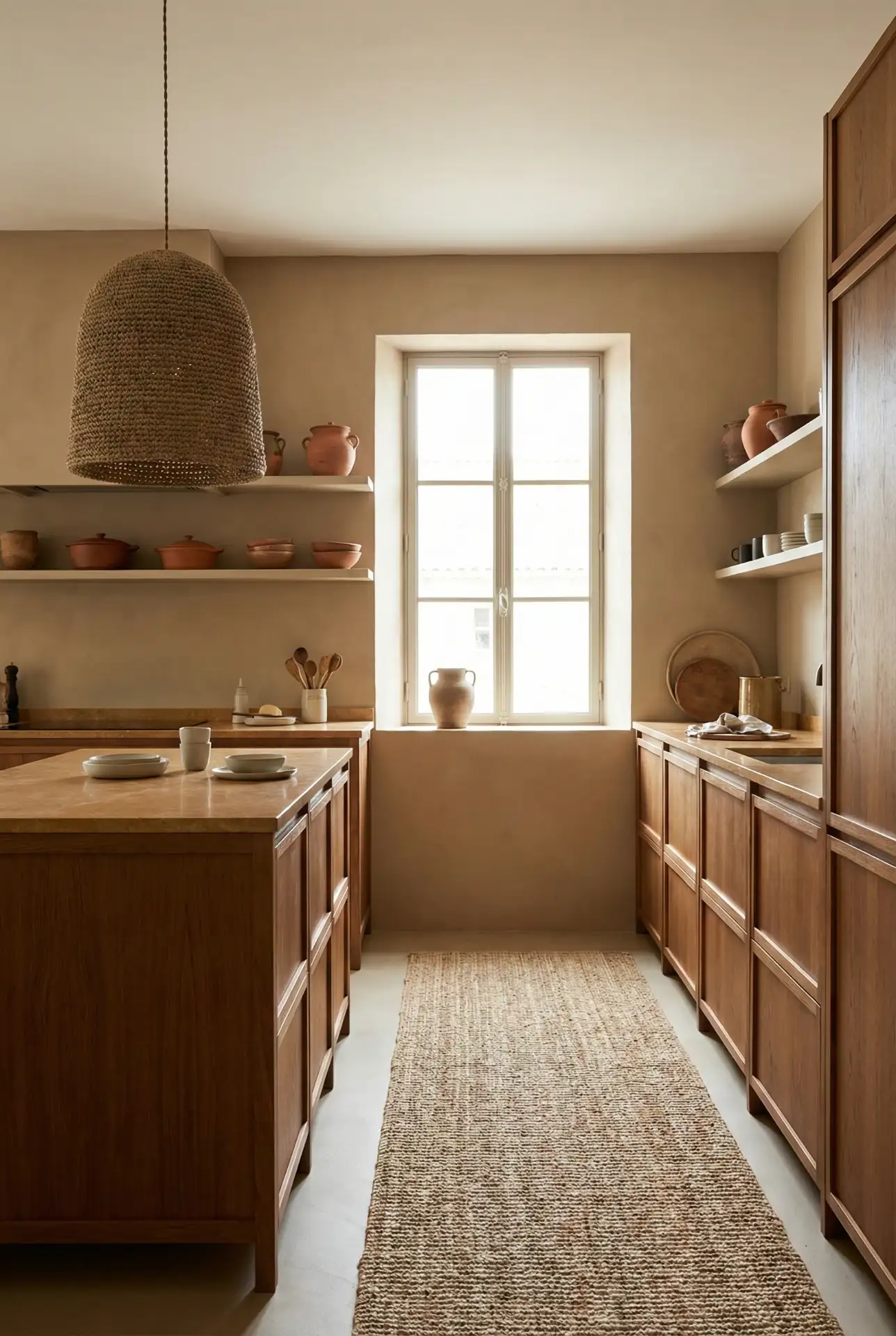 Earthy Clay Beige That Loves Wood Grain 1