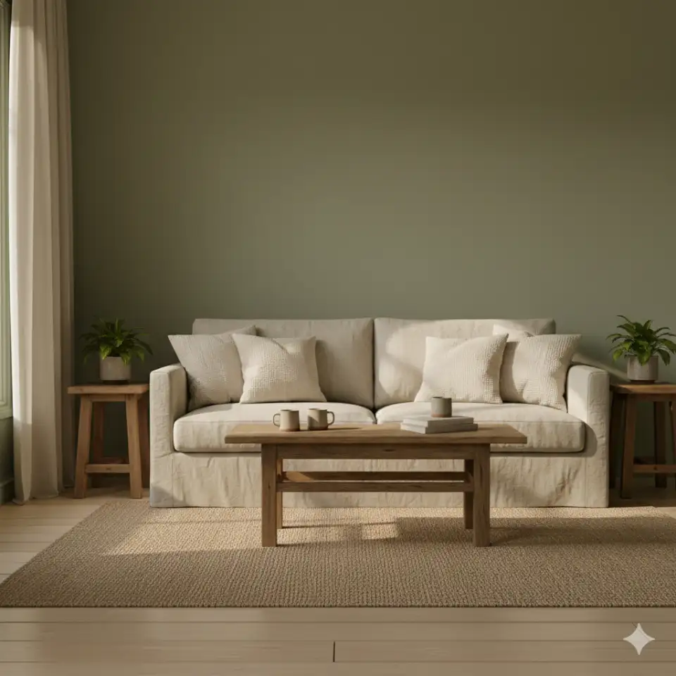 Earthy Green With Natural Textures 1