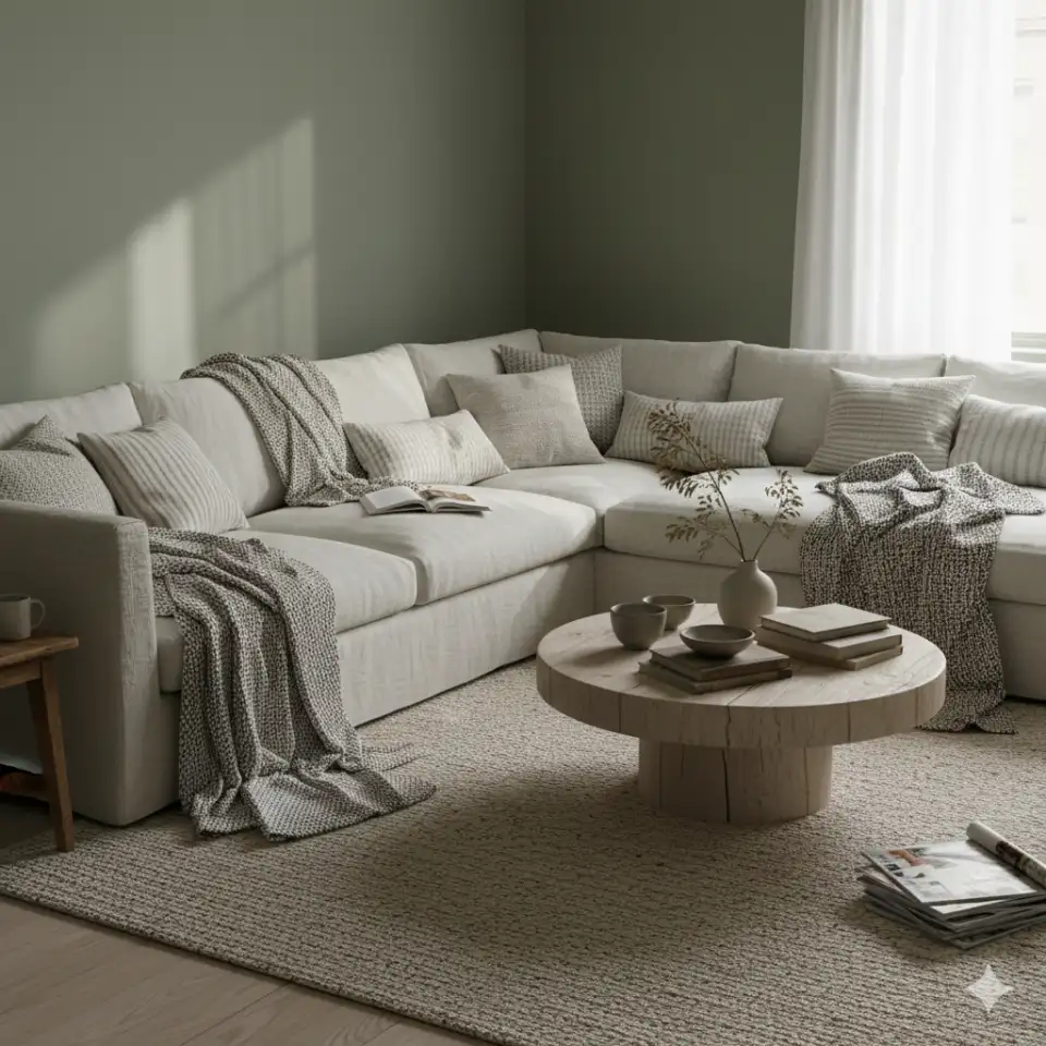 Earthy Green With Natural Textures 2