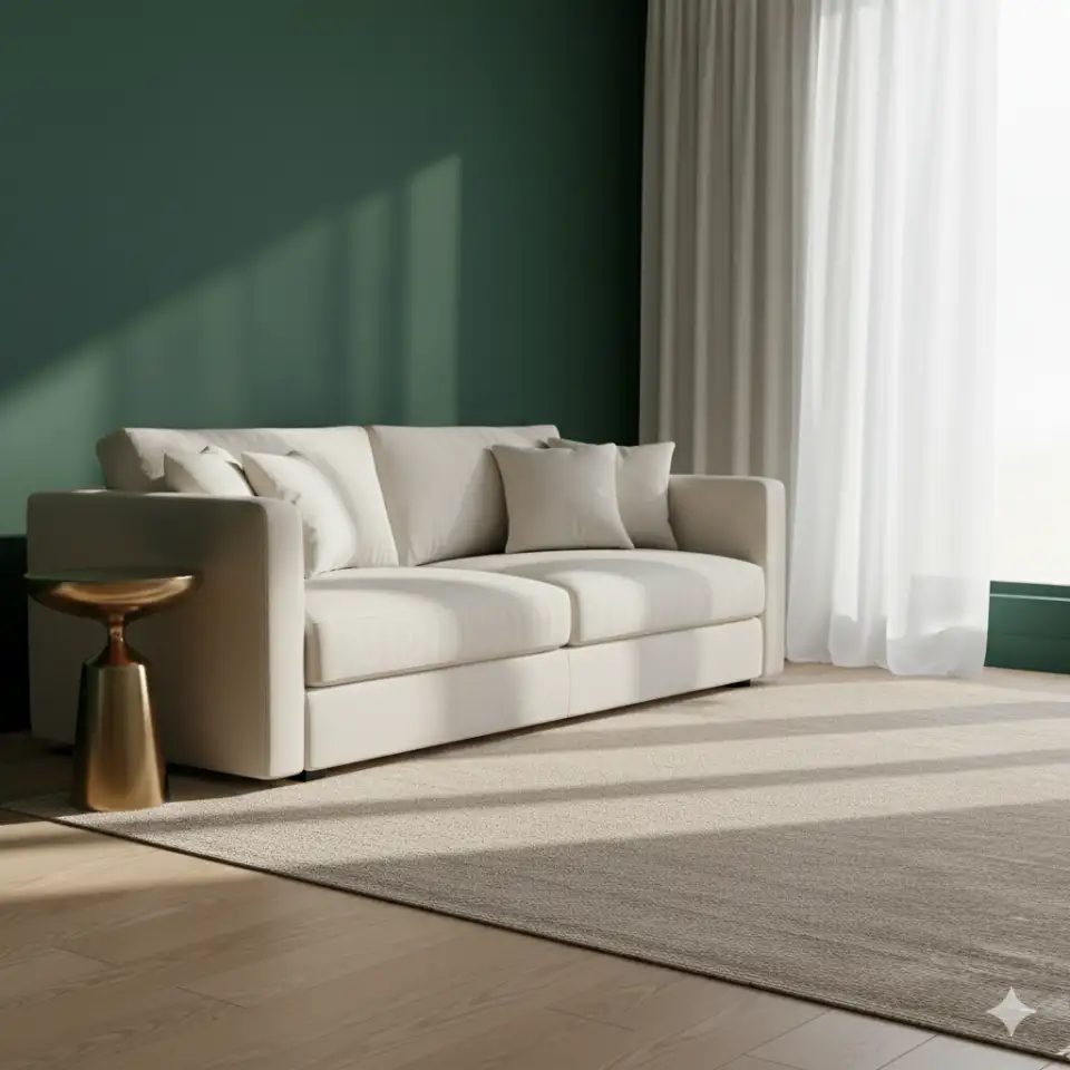 Emerald and Pale Pairing With Soft Glam 1