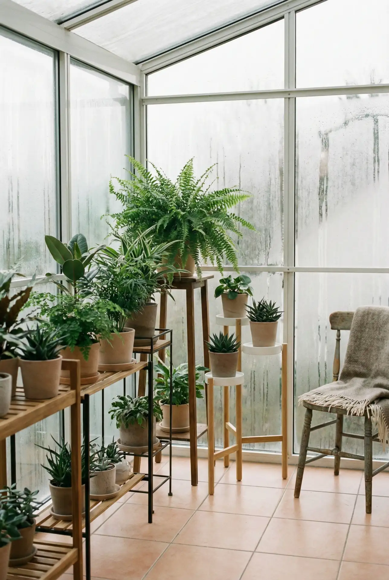 Enclosed Winter Greenhouse Balcony 1