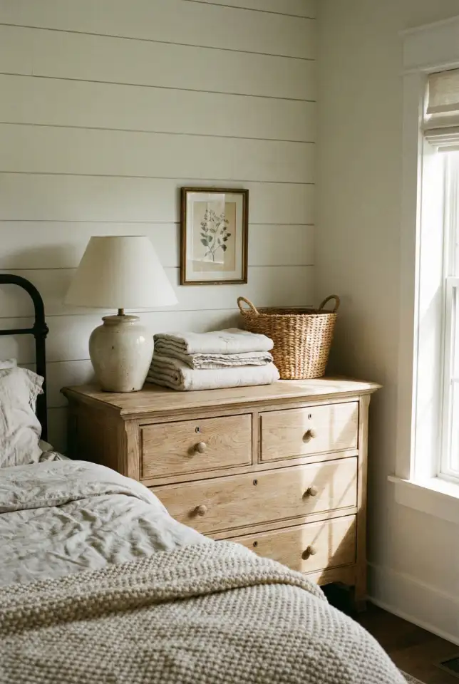 Farmhouse Inspired Guest Room Dresser 2