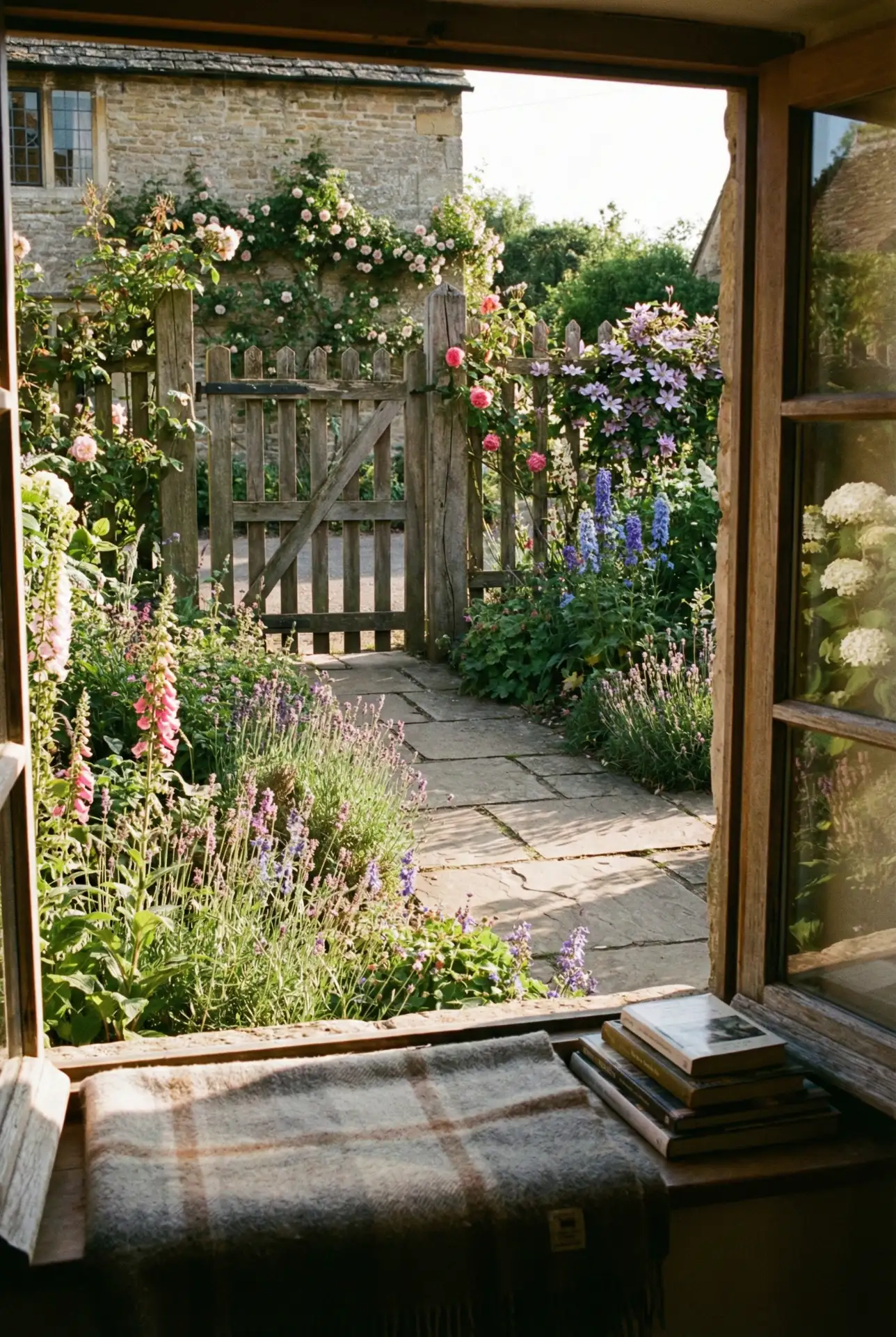 Front Yard Garden Gate Entrance With Short Fence Charm 2