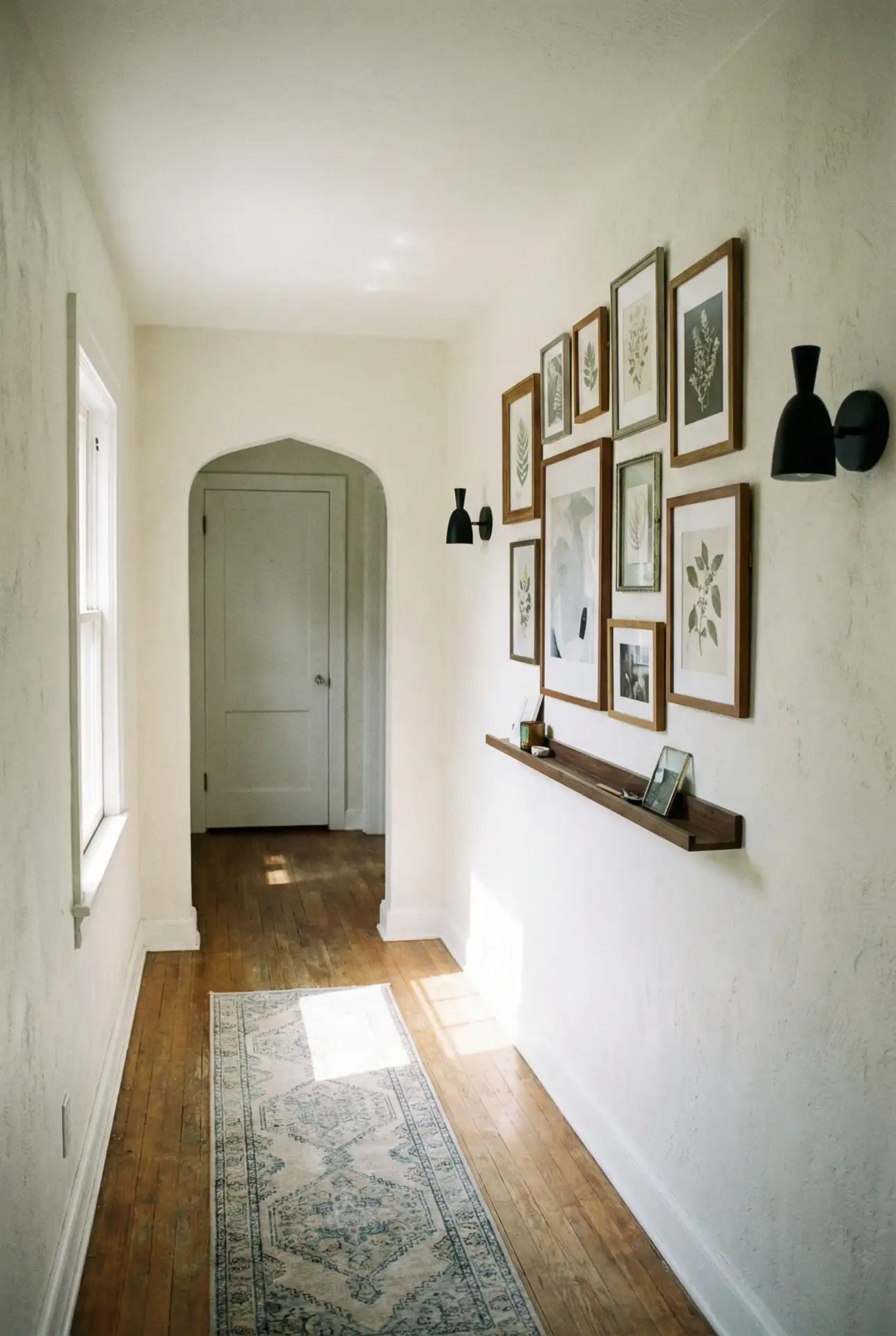 Gallery Runner With Warm Sconces 1