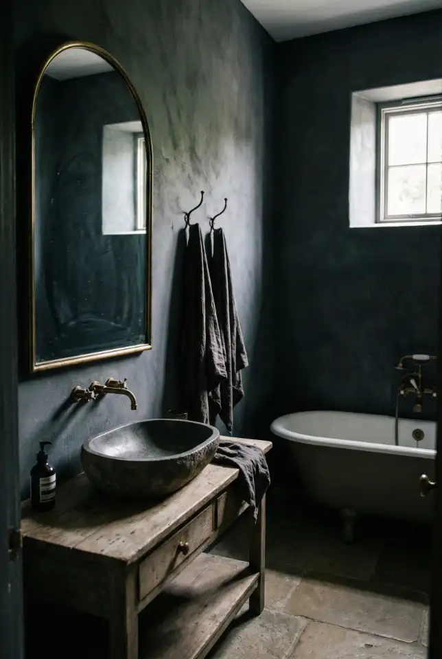 Gothic Bathroom With Soft Edges 1