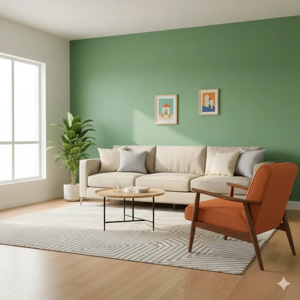 Green With Orange and Playful Energy 1